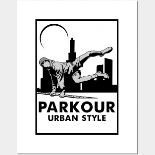 PARKOUR URBAN STYLE Posters and Art